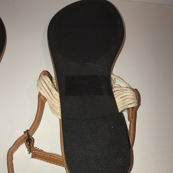 Womens sole mates braided raffia sandals size small  6/7 NEW - Picture 6 of 13